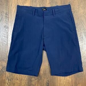 J Crew 10.5" Tech Golf Slim Fit Shorts Navy Blue